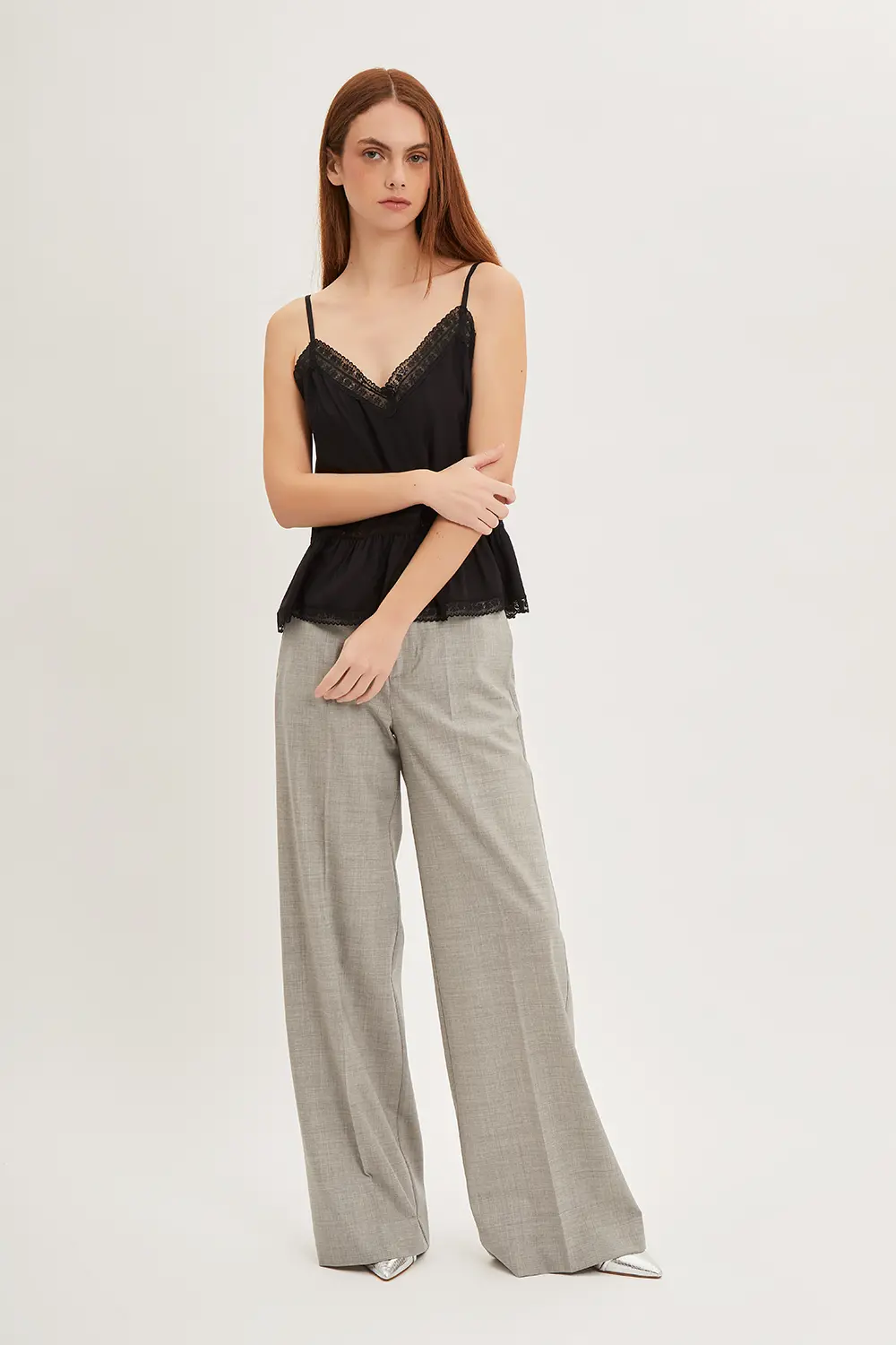 P.A.R.O.S.H. TOP CON PIZZO Black Friday Prezzi