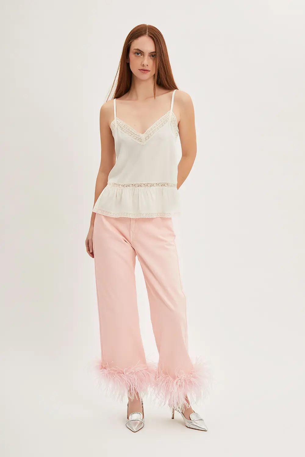 P.A.R.O.S.H. TOP CON PIZZO In vendita