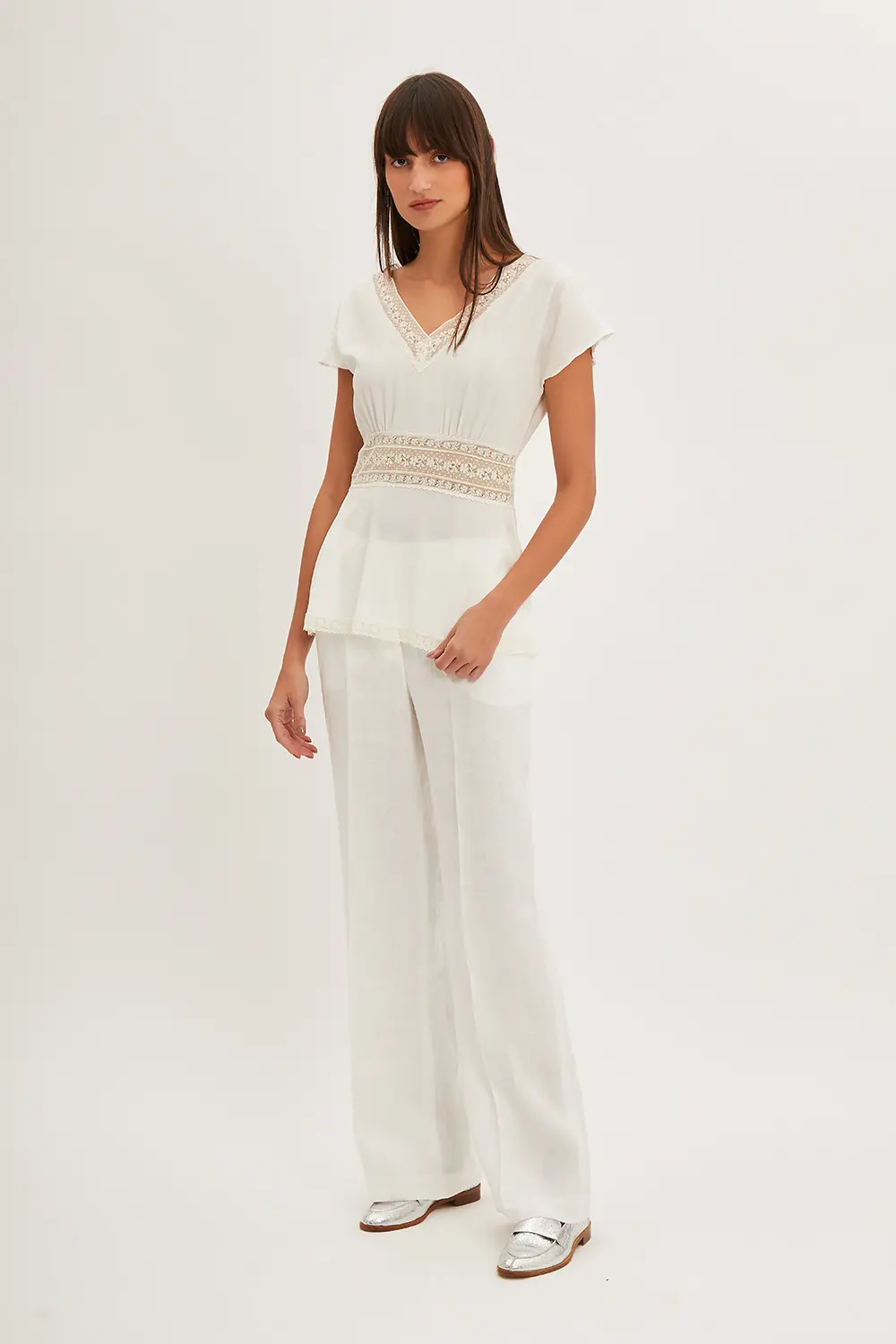 P.A.R.O.S.H. BLUSA CON PIZZO 50% di sconto per tempo limitato