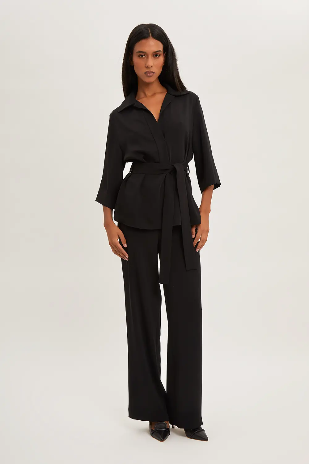 P.A.R.O.S.H. BLUSA CON CINTURA 2025