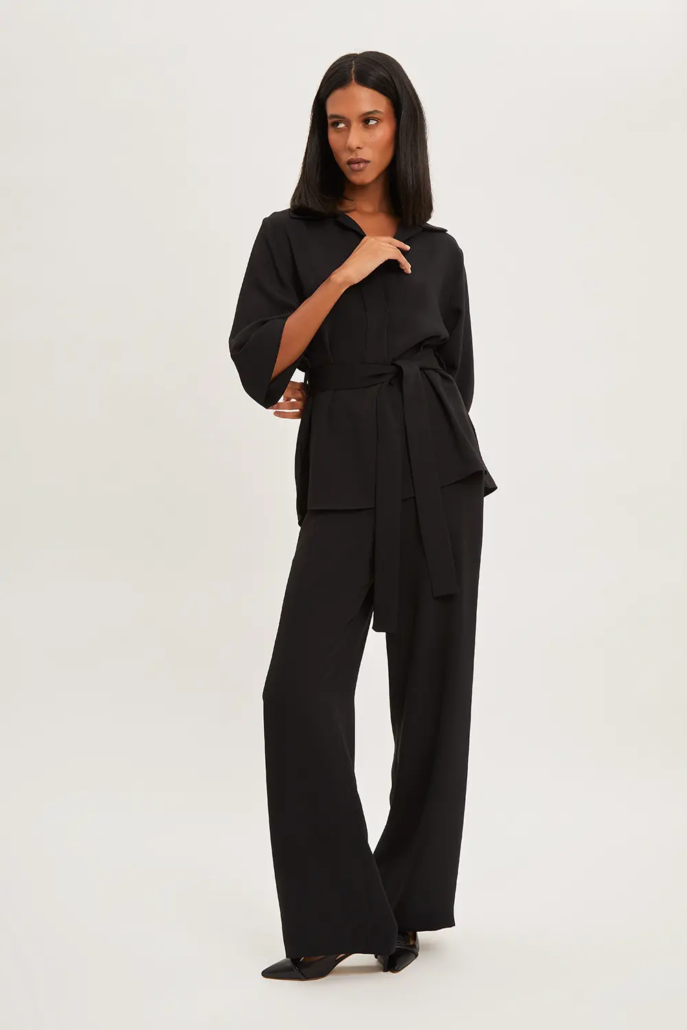 P.A.R.O.S.H. BLUSA CON CINTURA 2025