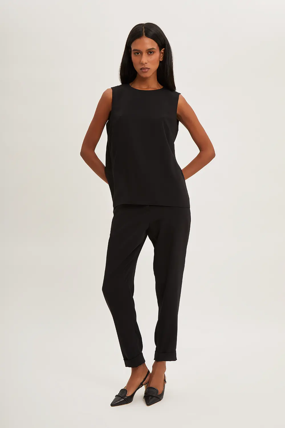 P.A.R.O.S.H. BLUSA IN CADY Nuovo