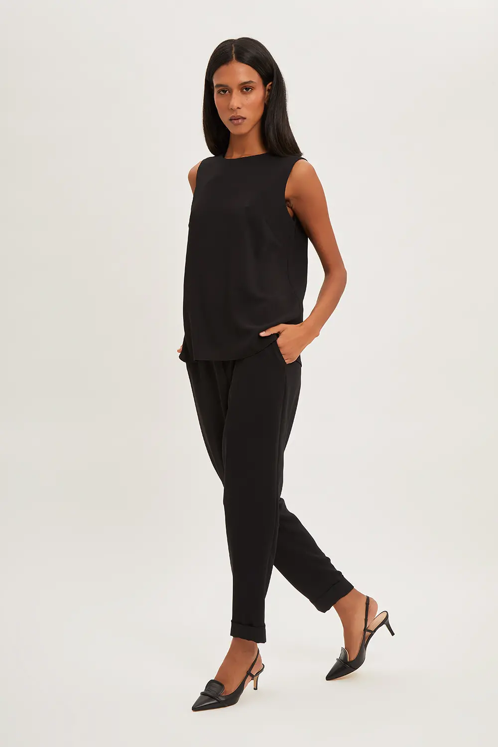 P.A.R.O.S.H. BLUSA IN CADY Nuovo