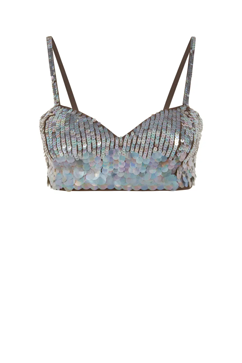 P.A.R.O.S.H. BUSTIER PAILLETTES DEGRADE Spedizione Gratuita