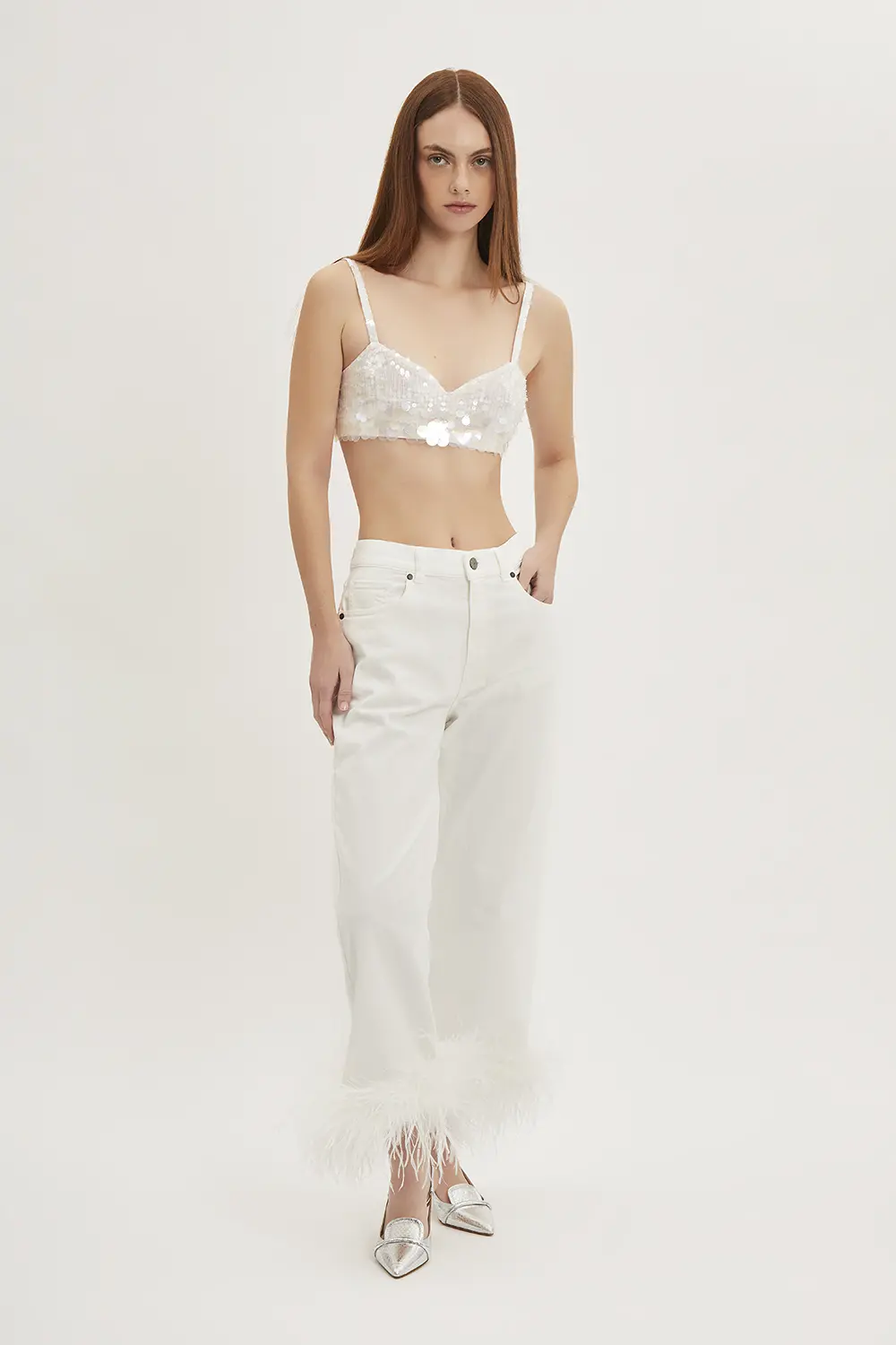 P.A.R.O.S.H. BUSTIER PAILLETTES DEGRADE Pezzi Unici