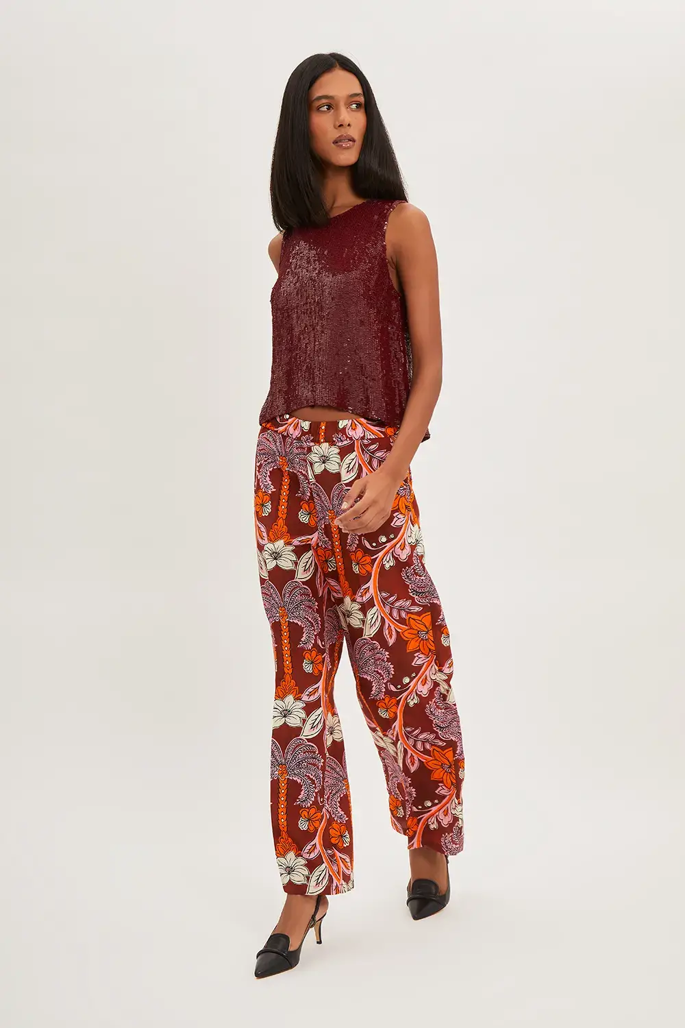 P.A.R.O.S.H. TOP FULL PAILLETTES Shopping Online