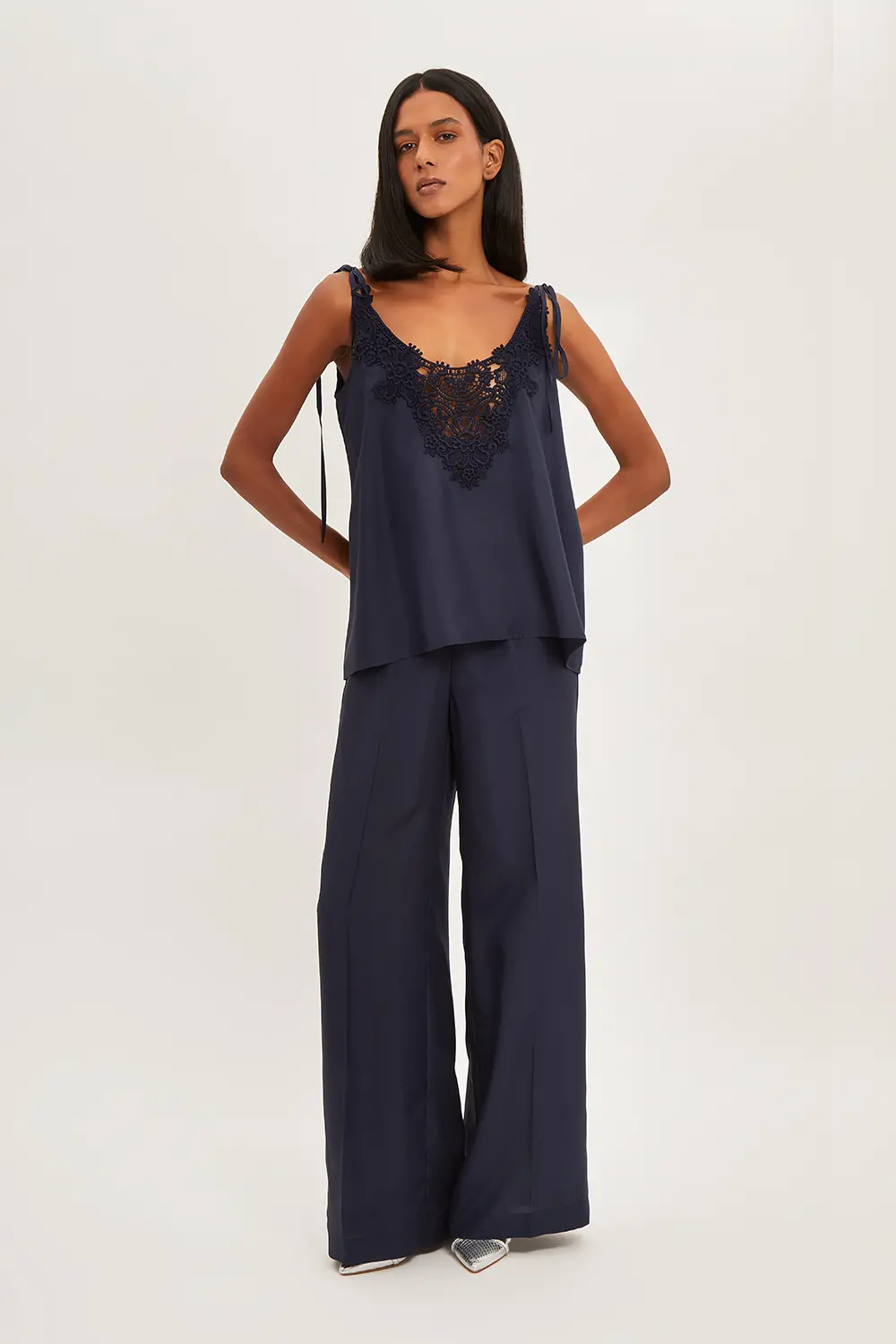 P.A.R.O.S.H. PANTALONE IN SETA Economico