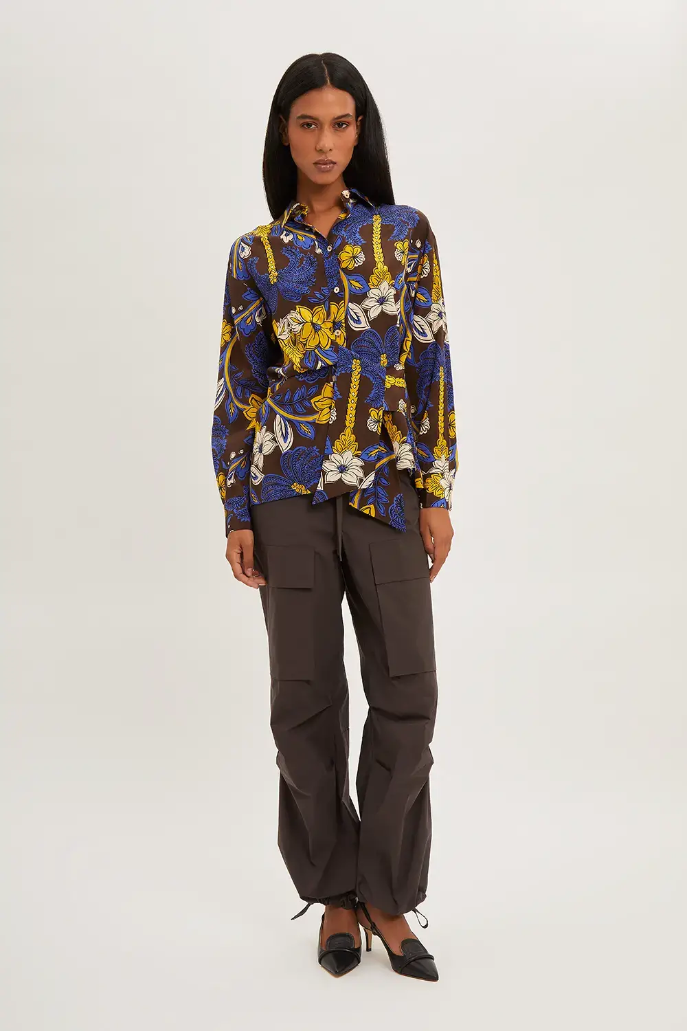 P.A.R.O.S.H. PANTALONI CARGO Vendita Calda