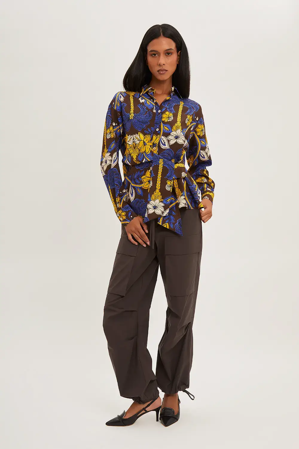 P.A.R.O.S.H. PANTALONI CARGO Vendita Calda