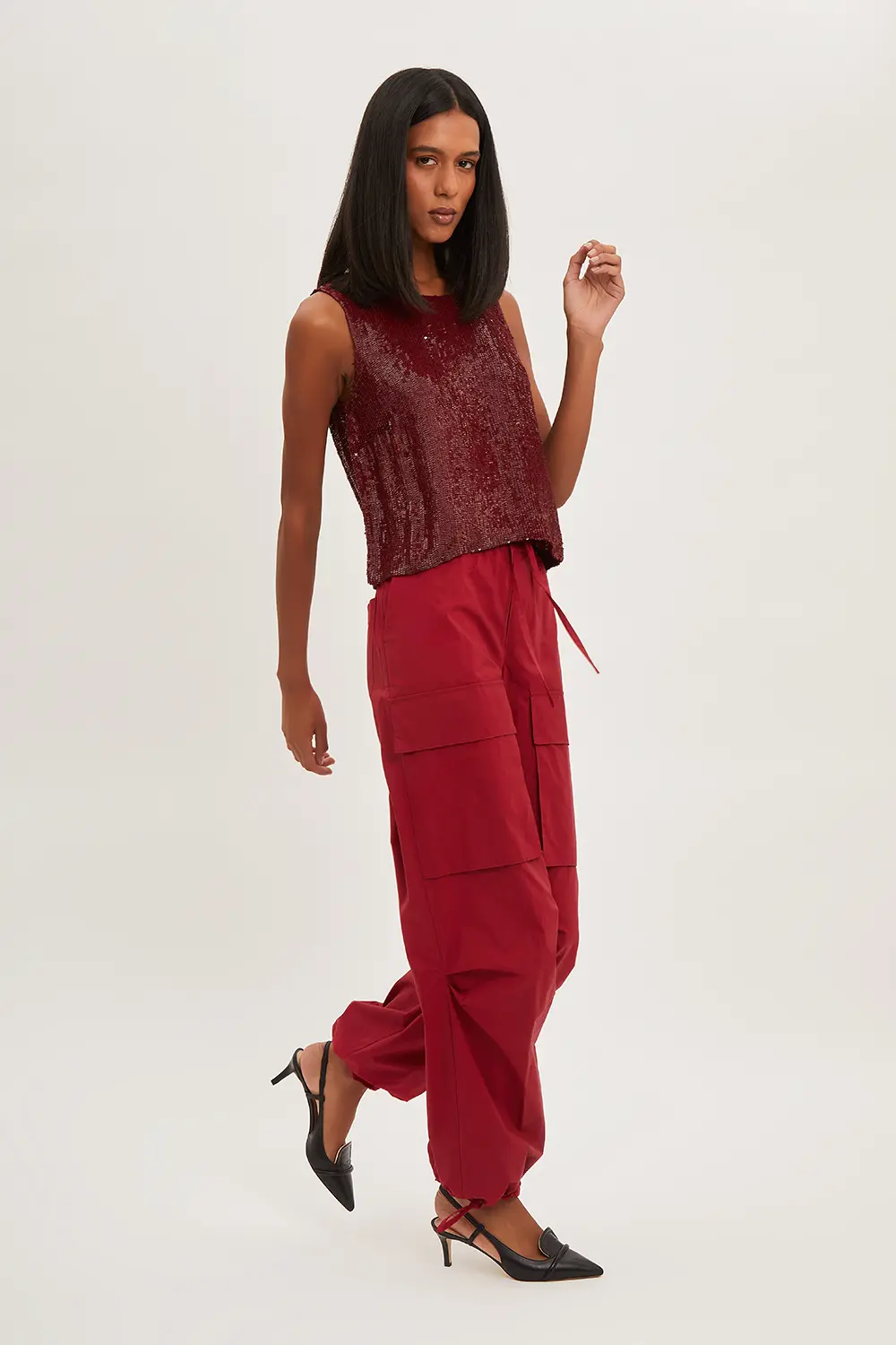 P.A.R.O.S.H. PANTALONI CARGO Saldi Di Fabbrica