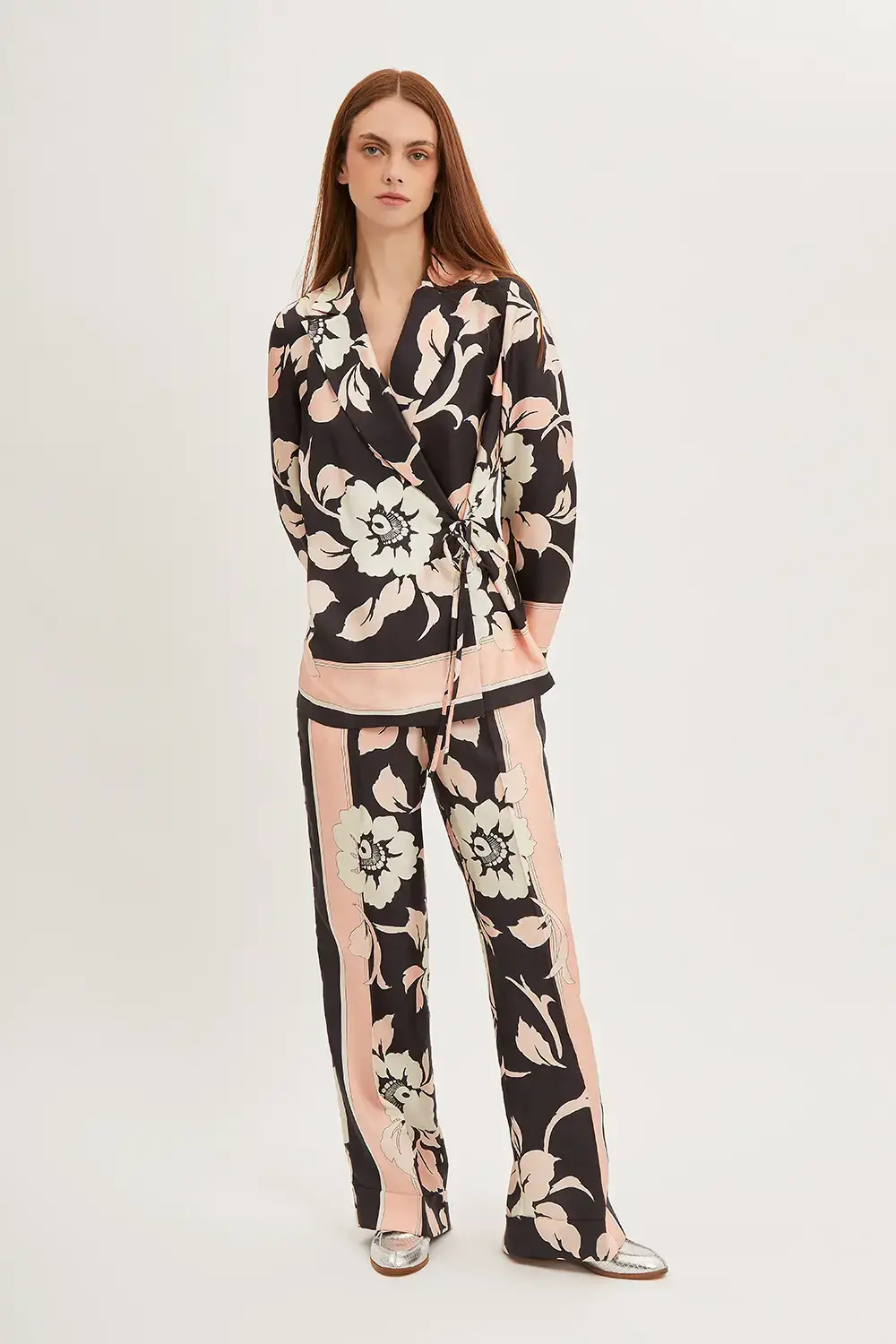P.A.R.O.S.H. PANTALONE STAMPA FIORI Sconto di tempo limitato