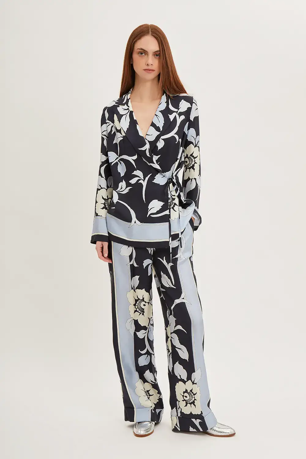 P.A.R.O.S.H. PANTALONE STAMPA FIORI Negozio online di fabbrica