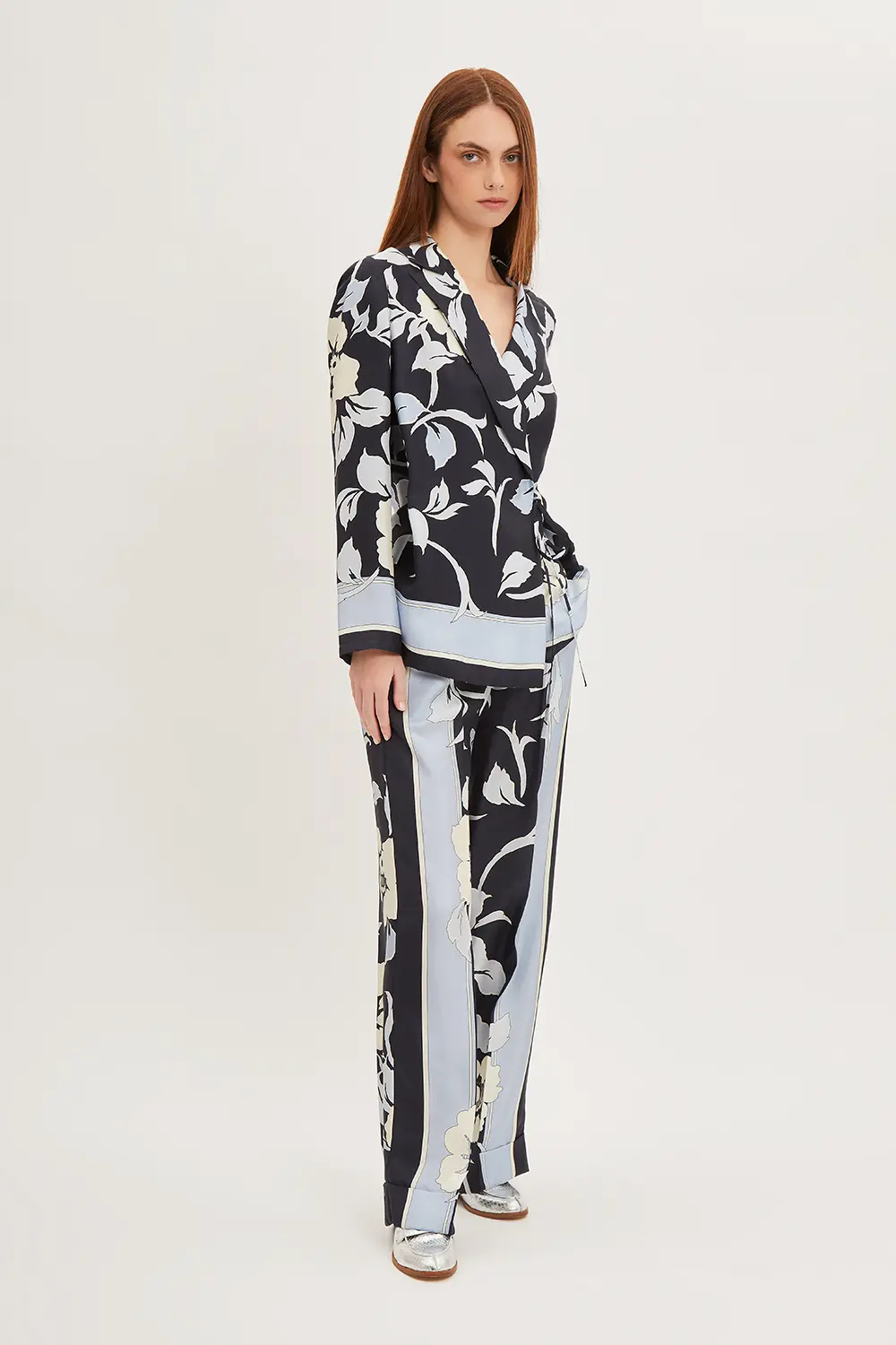 P.A.R.O.S.H. PANTALONE STAMPA FIORI Negozio online di fabbrica