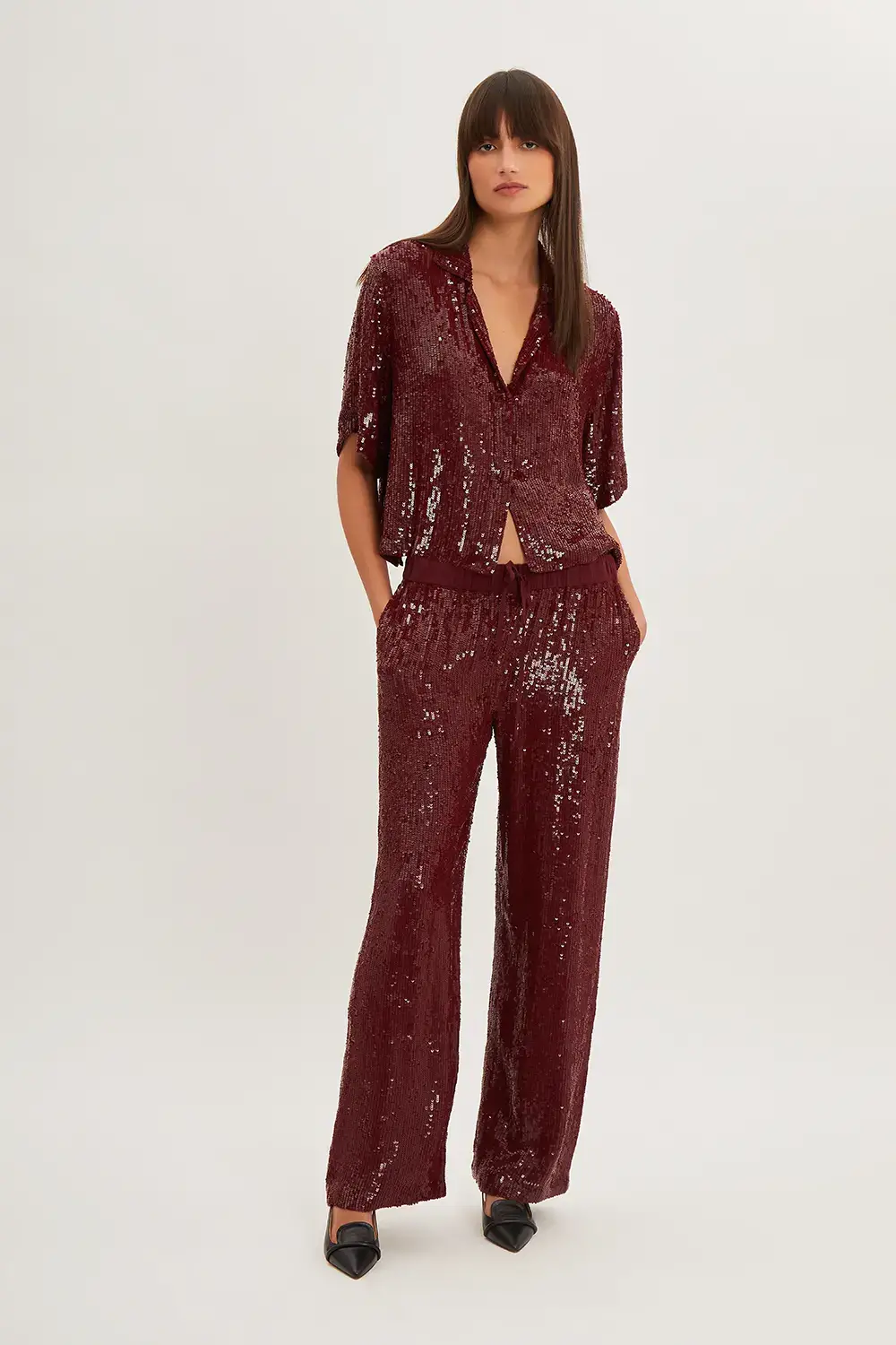 P.A.R.O.S.H. PANTALONI FULL PAILLETTES Offerta Giorno del Papà