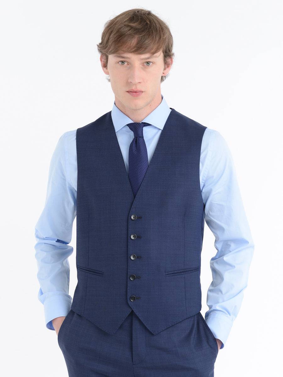 Paoloni Abito con gilet microarmatura lana stretch In Vendita