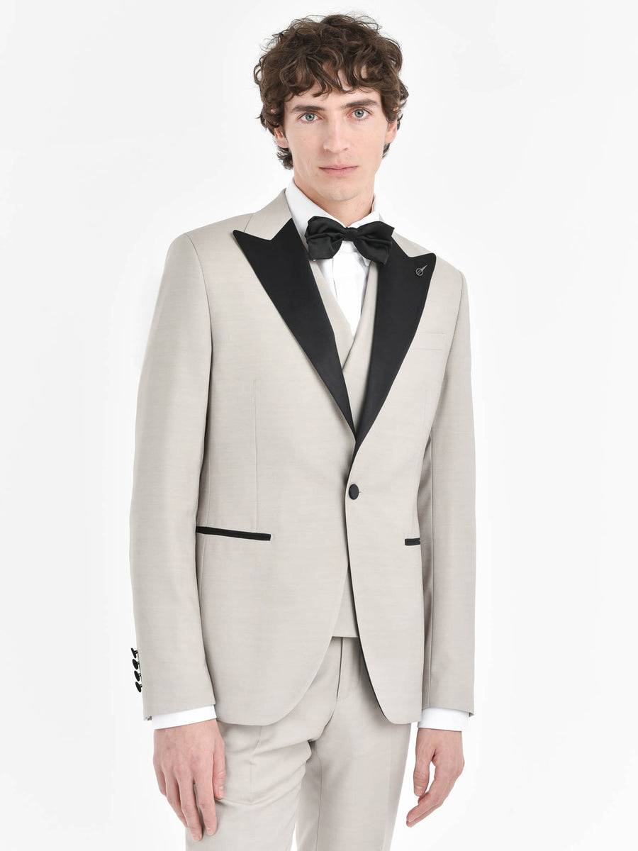 Paoloni Abito con gilet tela misto lana Saldi
