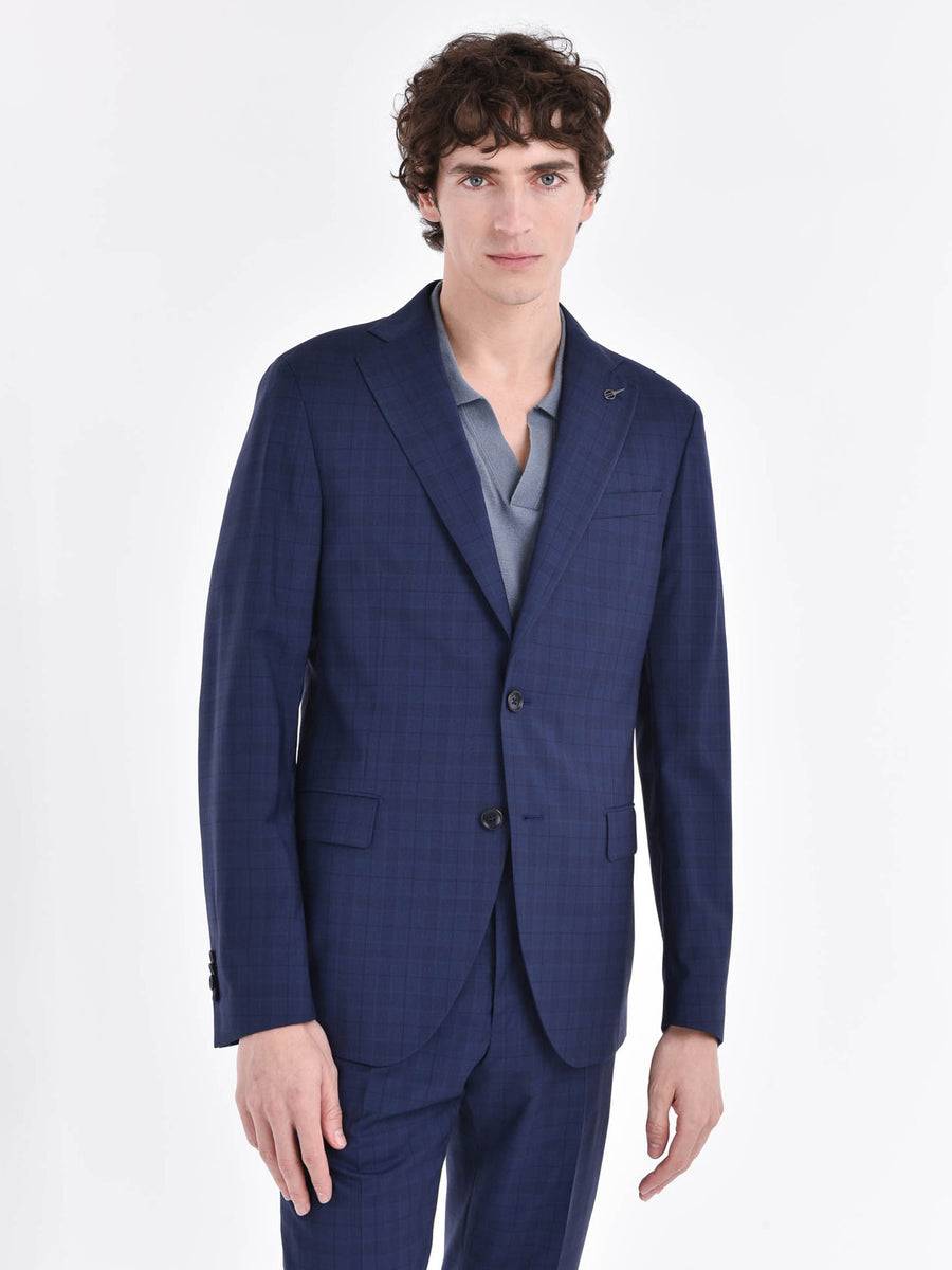 Paoloni Abito slim check lana 100`S Offerte