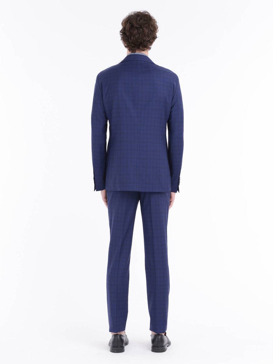Paoloni Abito slim check lana 100`S Offerte