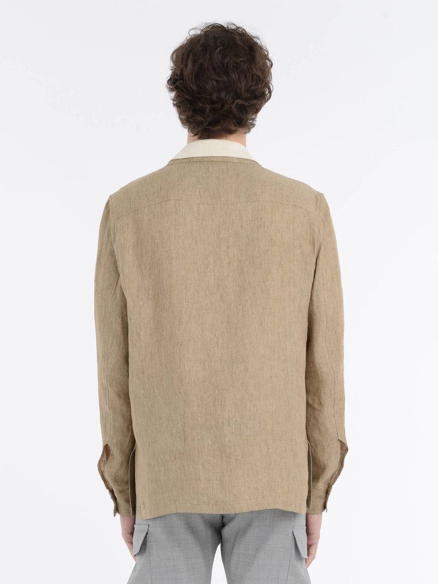 Paoloni Overshirt lino delavè Shopping Online