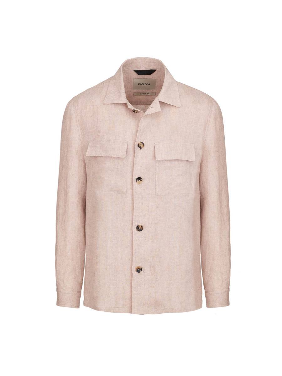 Paoloni Overshirt lino delavè