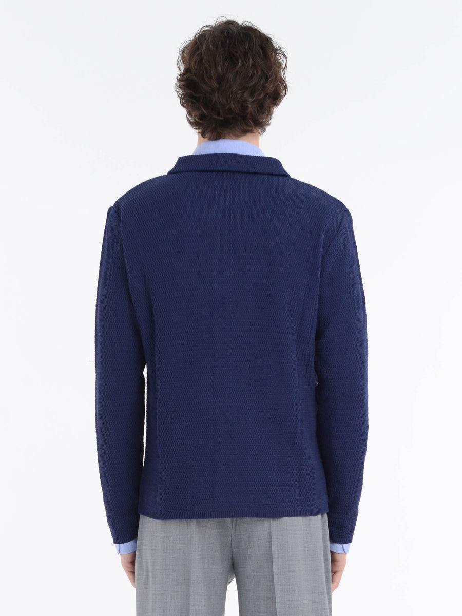Paoloni Overshirt in maglia misto cotone Novità