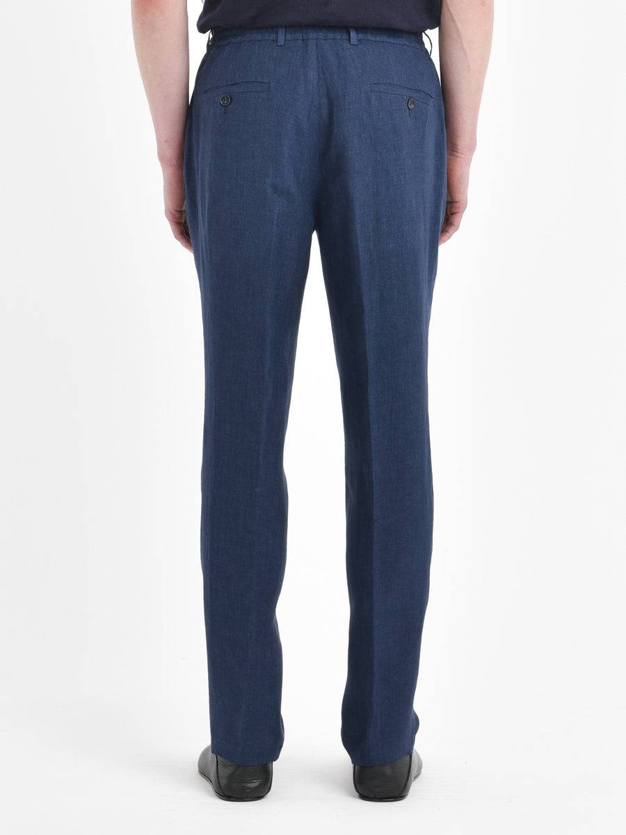 Paoloni Pantalone jogging lino delavè Offerta