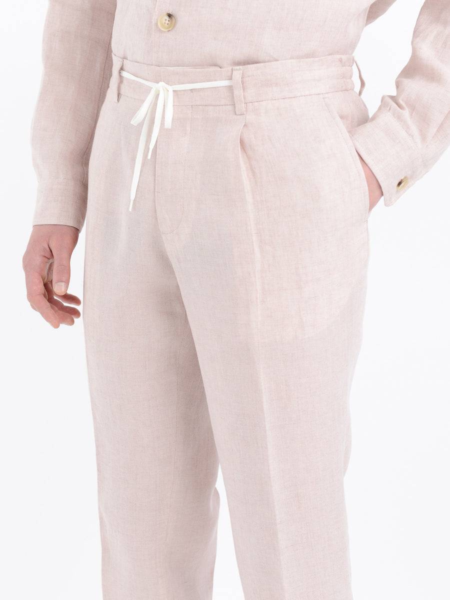 Paoloni Pantalone jogging lino delavè Economico