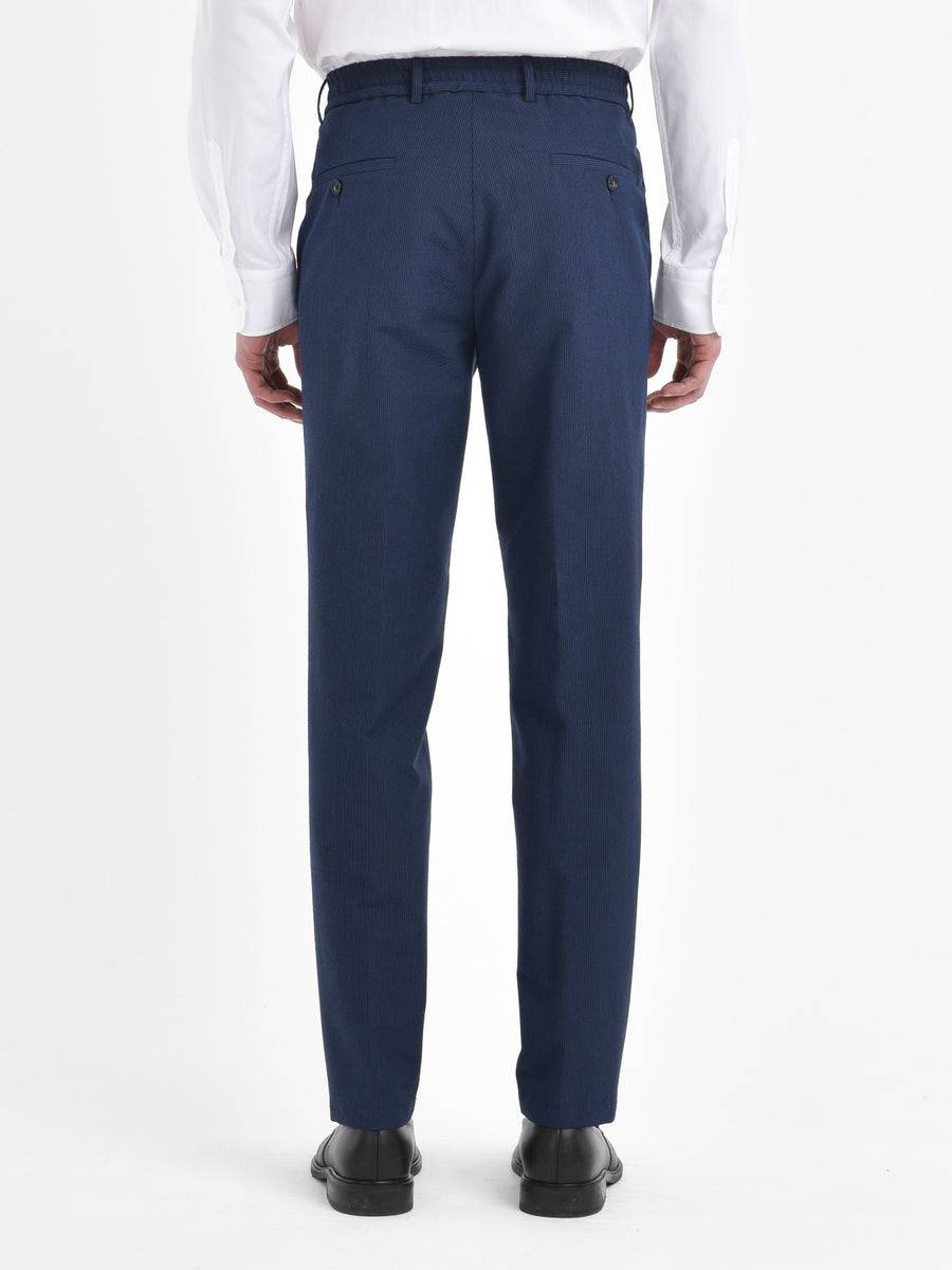 Paoloni Pantalone jogging seersucker gessato In Vendita