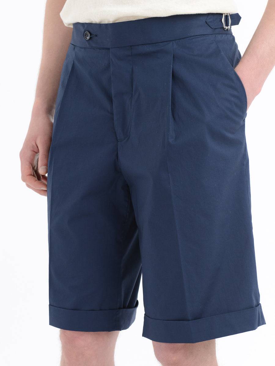 Paoloni Bermuda con risvolto cotone stretch Italy