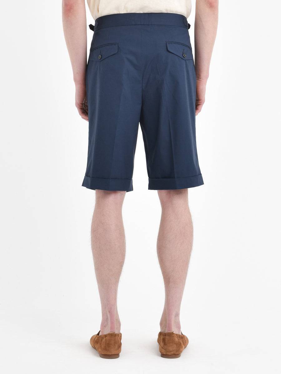 Paoloni Bermuda con risvolto cotone stretch Italy