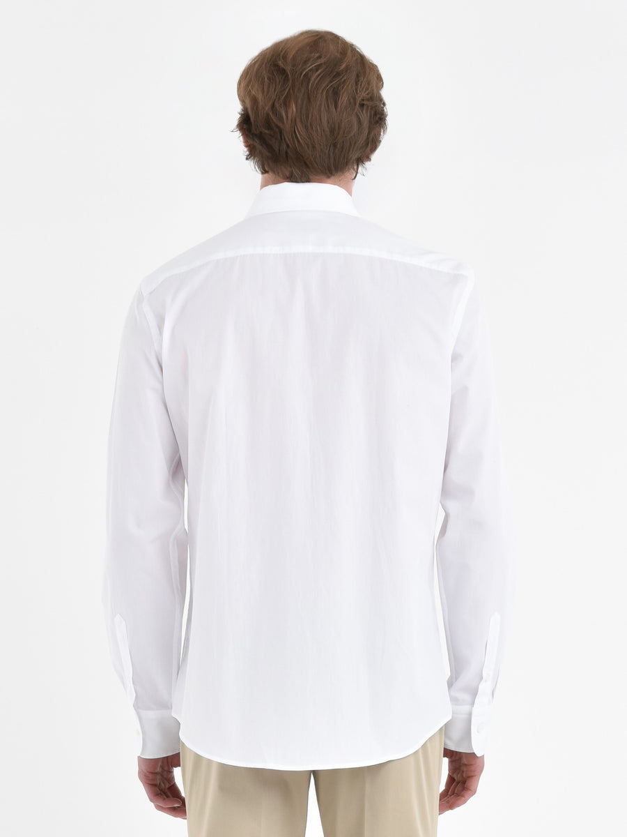 Paoloni Camicia regular popeline di cotone In Linea