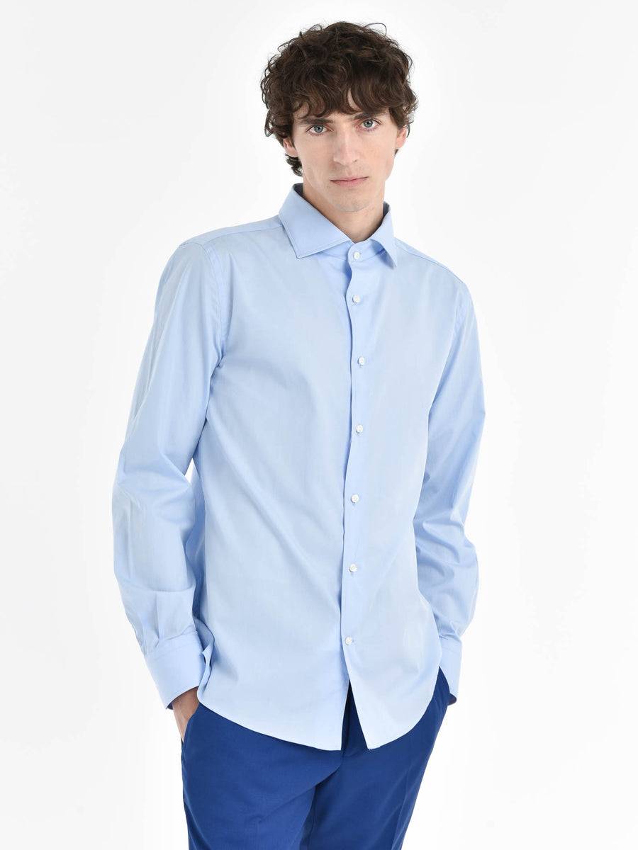 Paoloni Camicia regular popeline di cotone Vendita