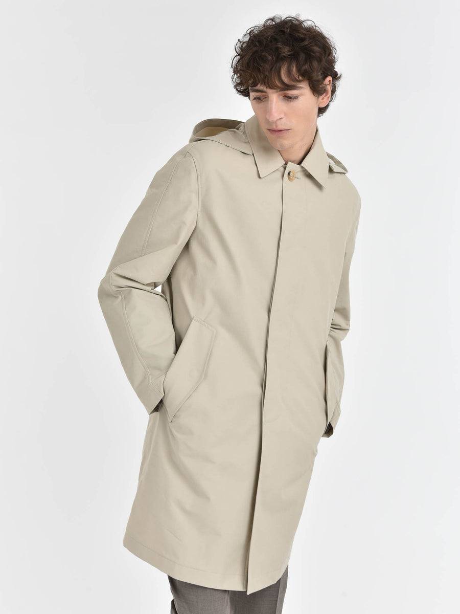 Paoloni Trench sfoderato gabardina tecnica misto cotone Qualità Garantita