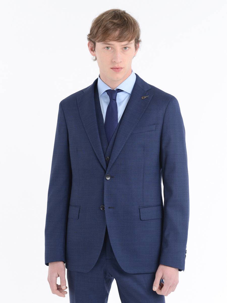 Paoloni Abito con gilet microarmatura lana stretch Online