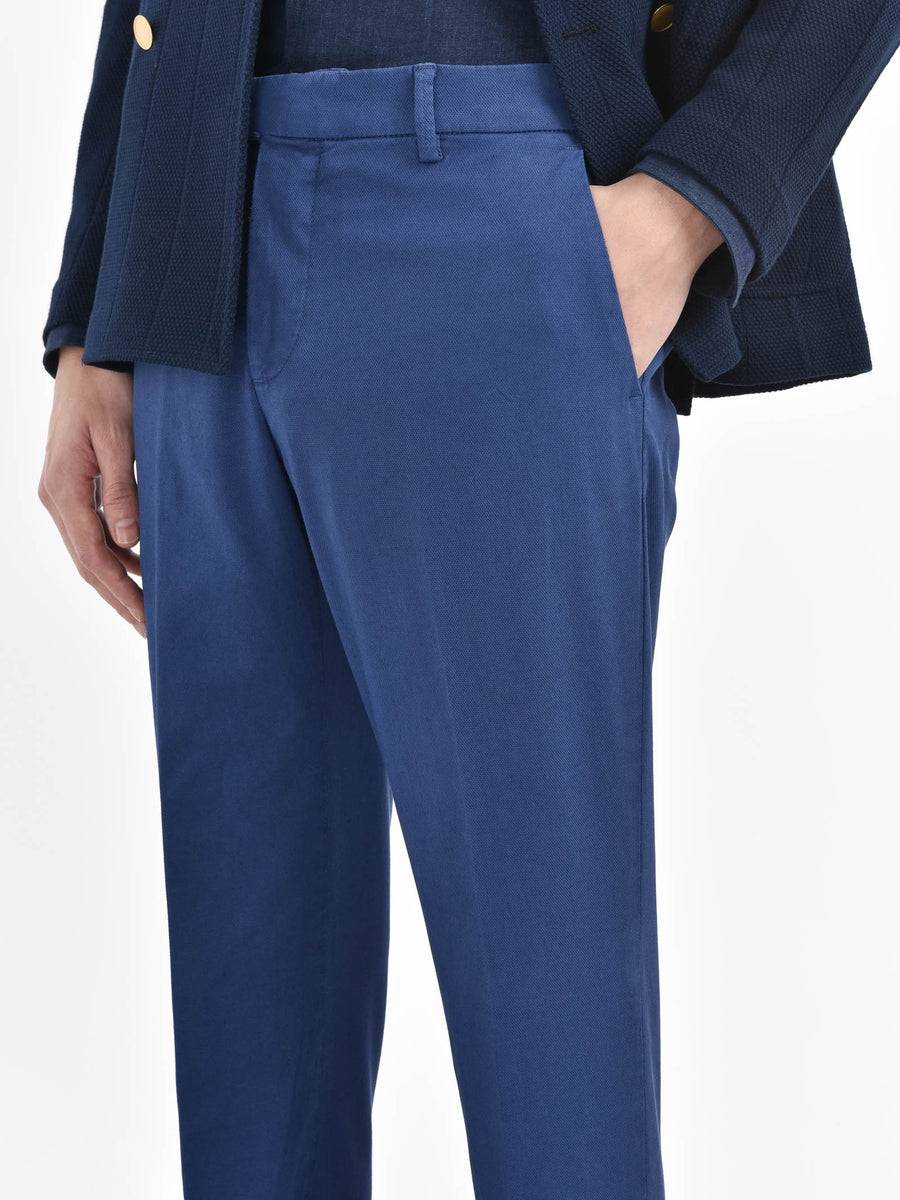Paoloni Pantalone slim misto cotone stretch Vendita Calda