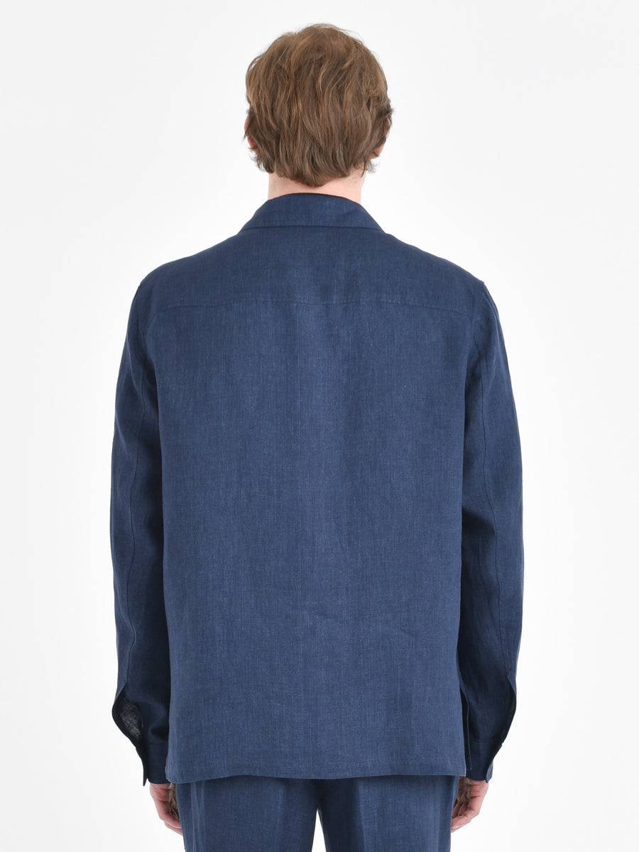 Paoloni Overshirt lino delavè Convenienza