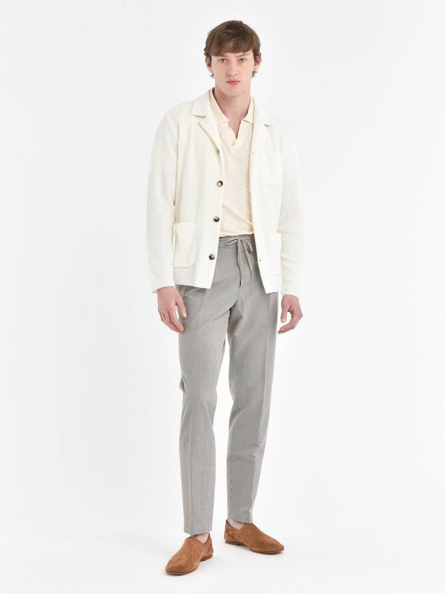 Paoloni Overshirt in maglia misto cotone Economico