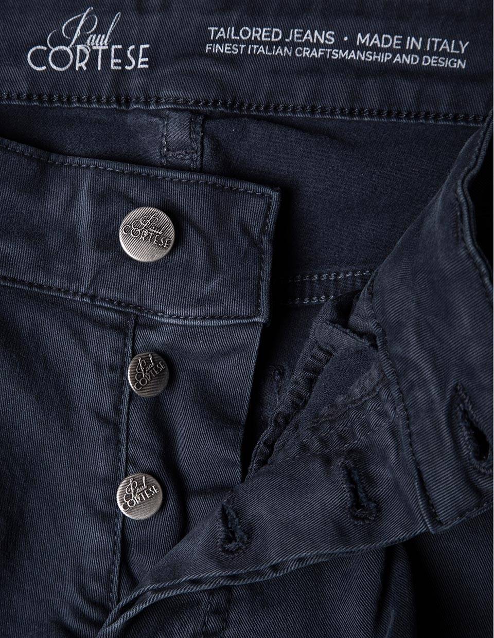 Paul Cortese Gabardine 5 tasche blue Nuova