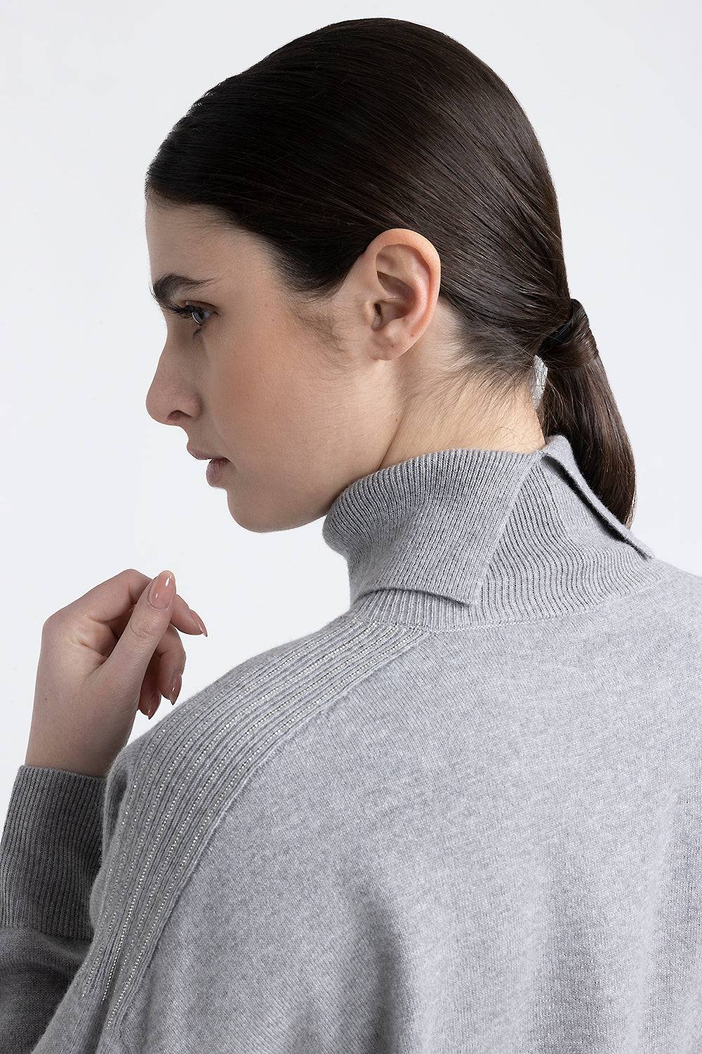 Peserico Abito midi in lana, seta e cashmere 2025