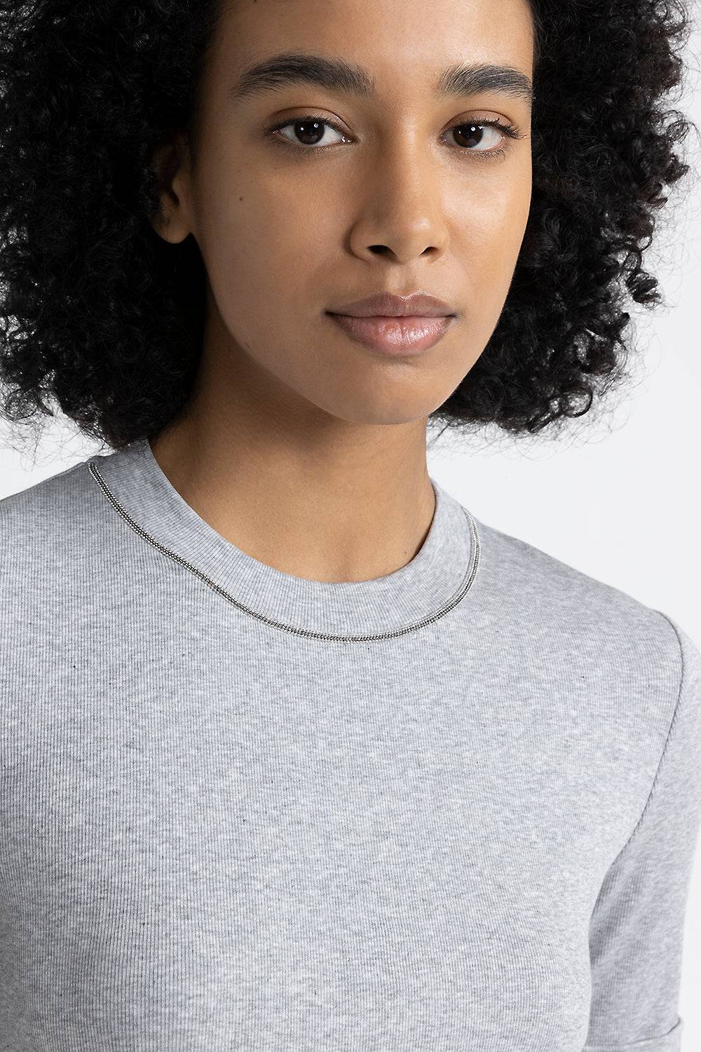 Peserico T-shirt in jersey con Punto Luce Fino Al -60%