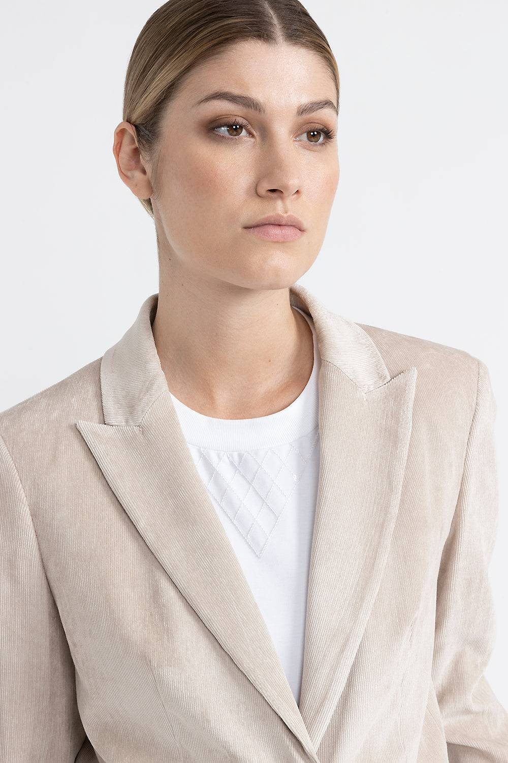 Peserico Blazer monopetto in velluto Offerta