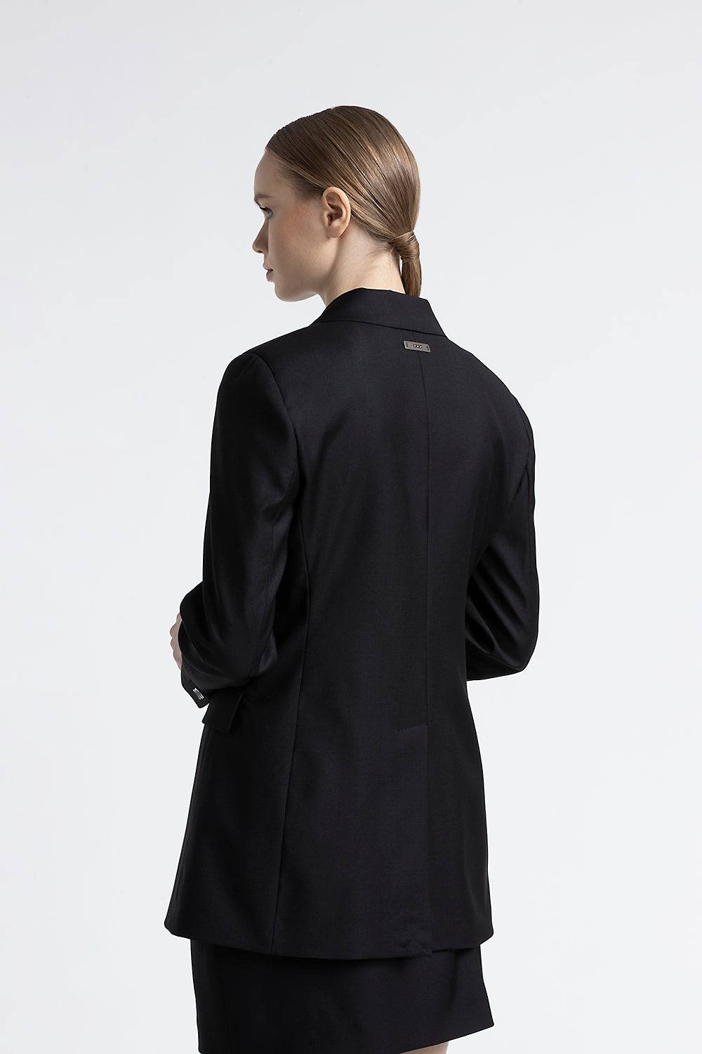 Peserico Blazer doppiopetto in twill di pura lana Saldi