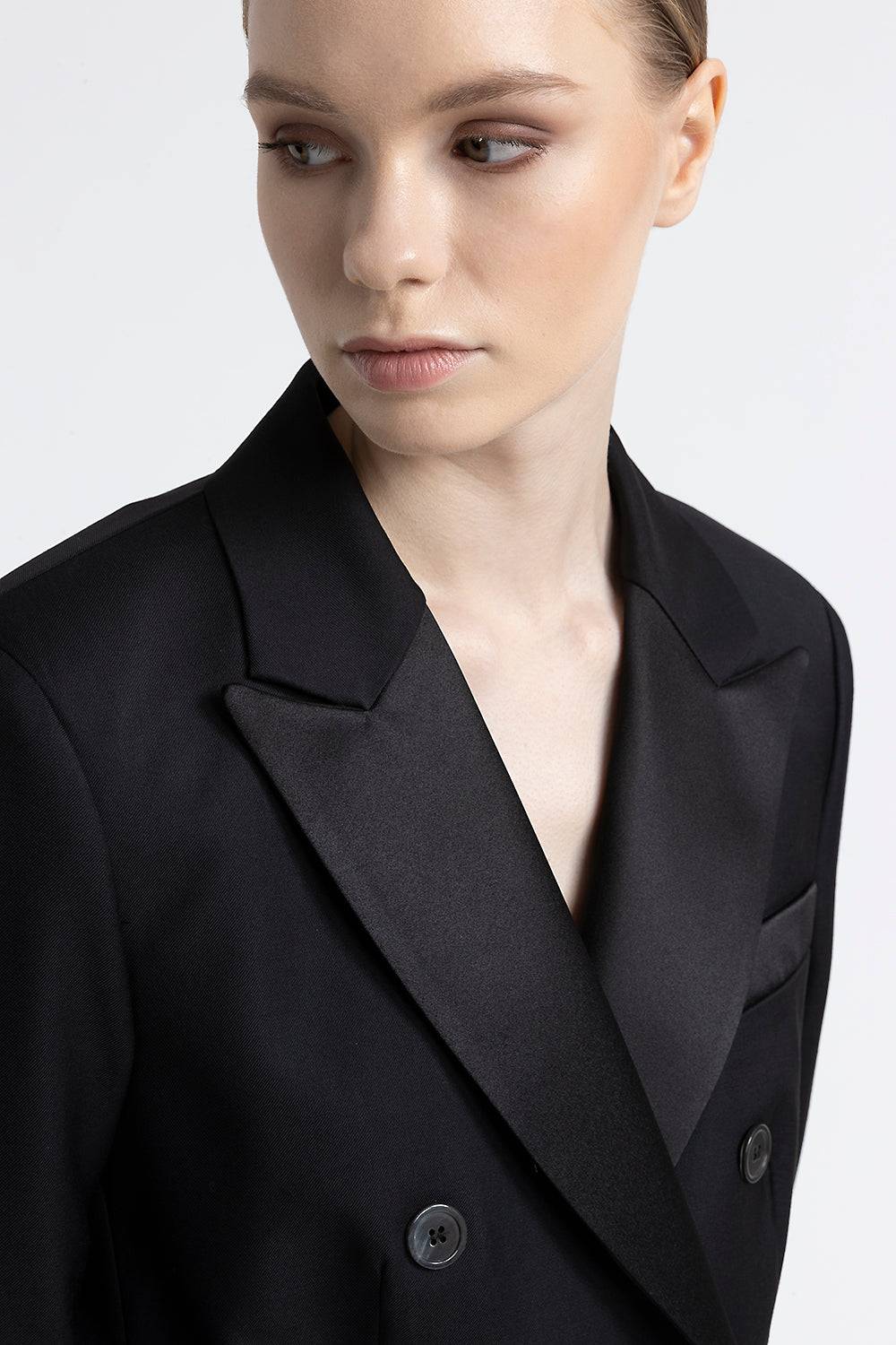Peserico Blazer doppiopetto in twill di pura lana Saldi