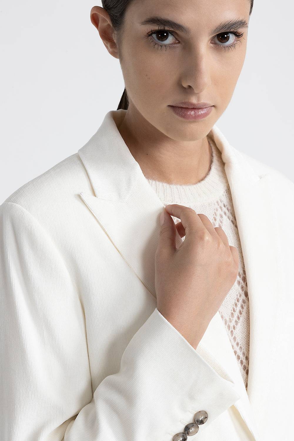 Peserico Blazer monopetto in velluto Prezzo di fabbrica