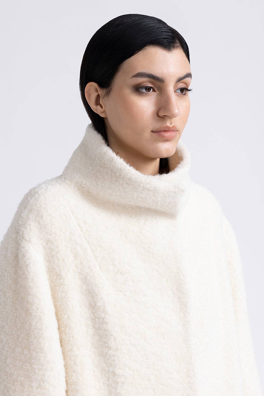 Peserico Cappotto in panno bouclè in lana e alpaca Convenienza