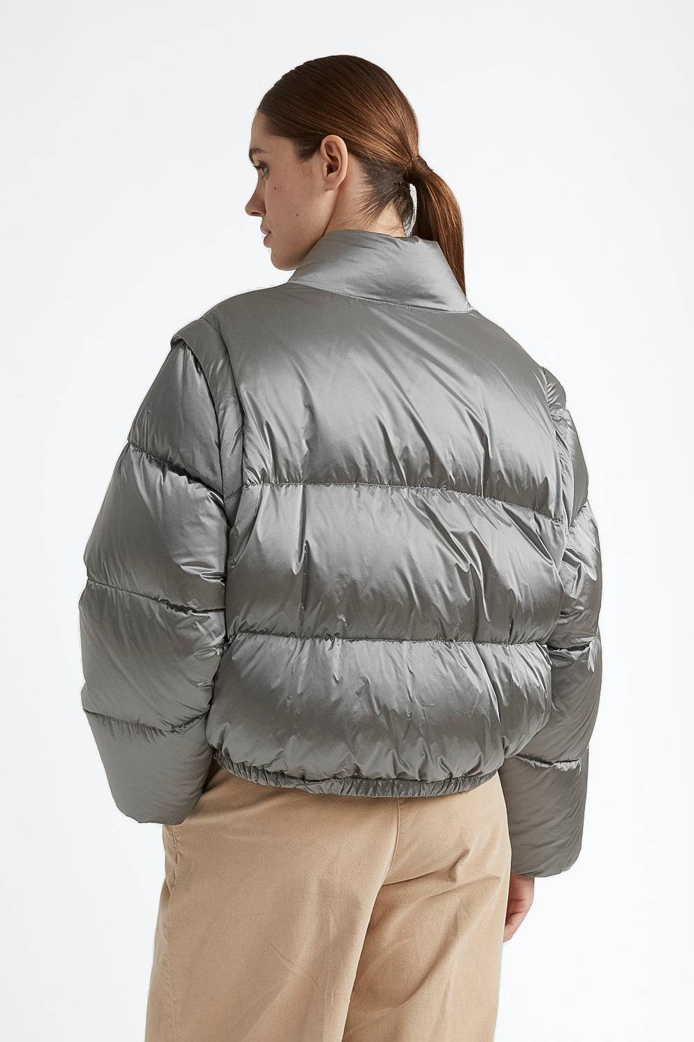 Peserico Piumino in twill di nylon cangiante water repellent Presa