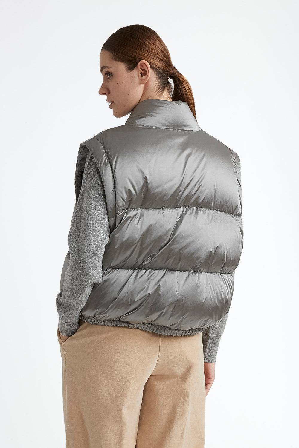 Peserico Piumino in twill di nylon cangiante water repellent Presa
