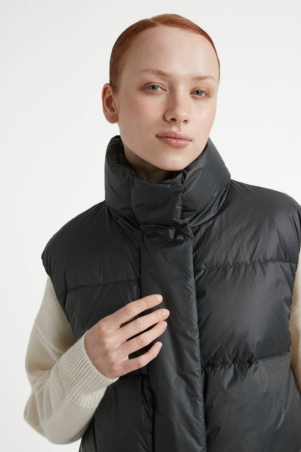 Peserico Gilet a palloncino in piuma d'oca e nylon ultraleggero Offerta