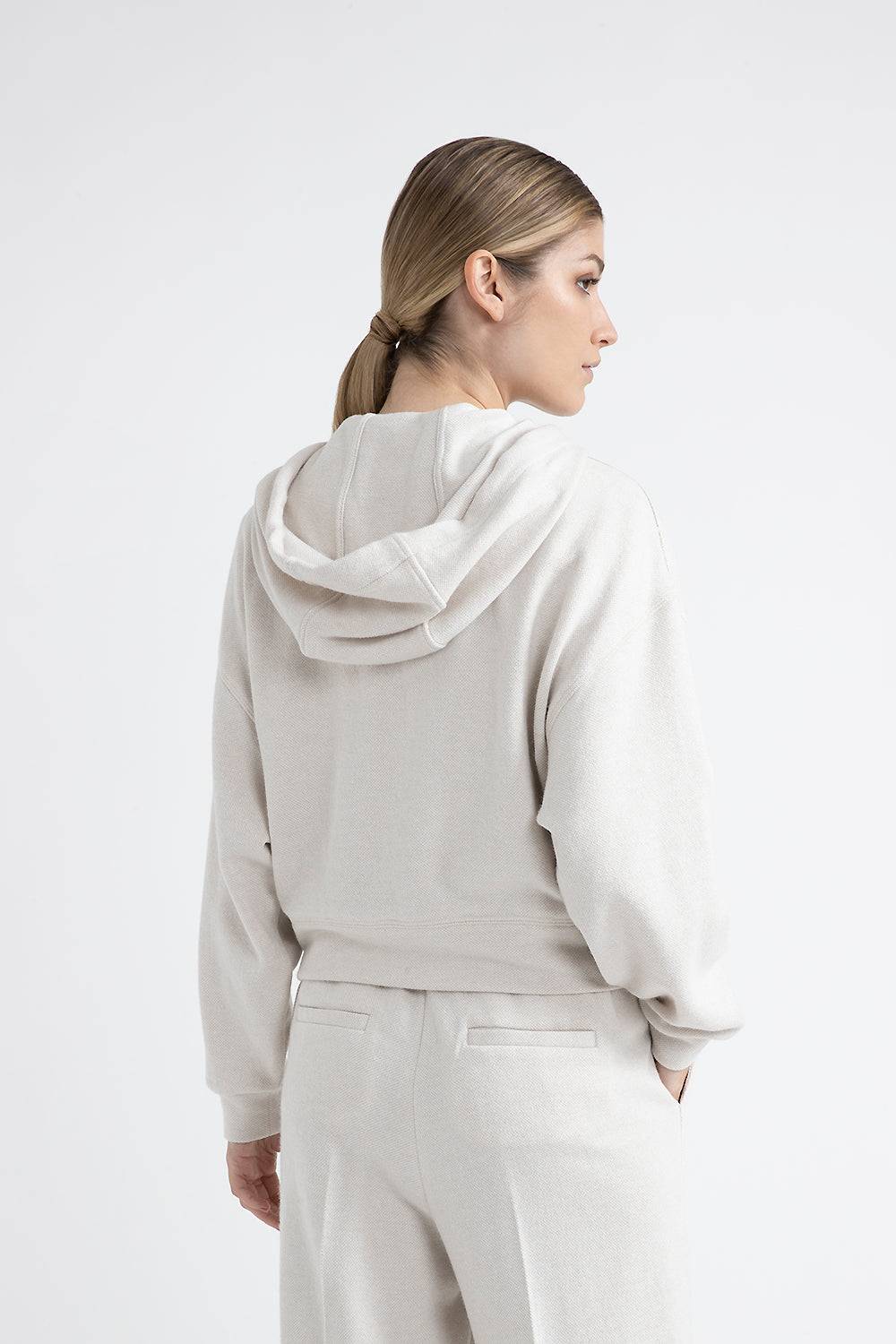 Peserico Felpa lurex di misto lana, cotone e lino Offerte