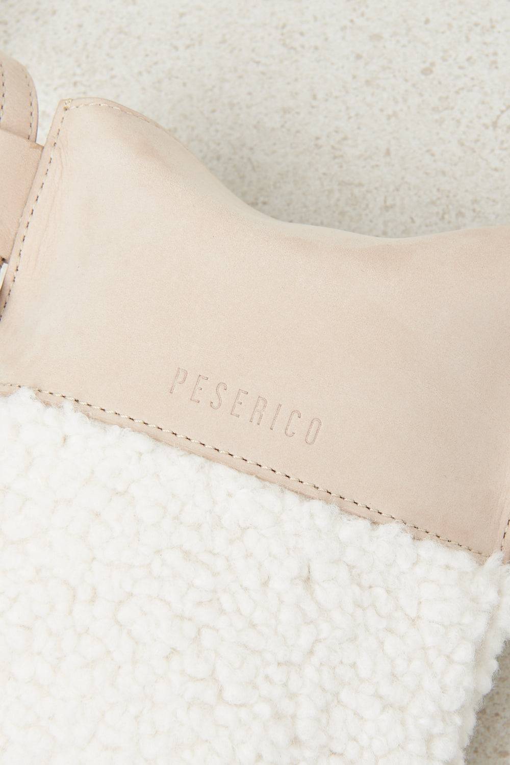 Peserico Borsa portacellulare in eco-pelliccia e vera pelle Sconto